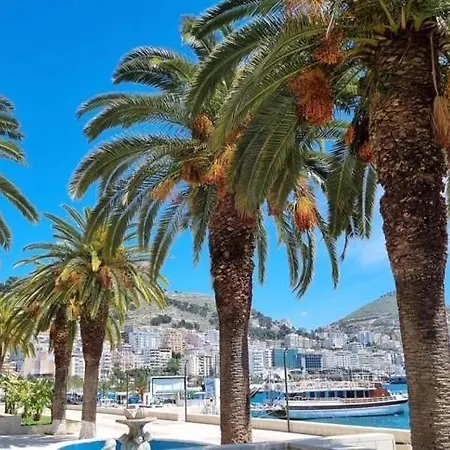 New Sea View Large Terrace Free Parking Apartment Sarande
